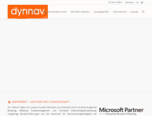 Tablet Screenshot of dynnav.com